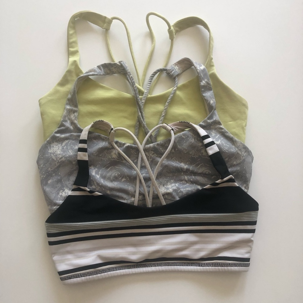 Lululemon Free to Be Bra Haul: 3 bras all Size 6